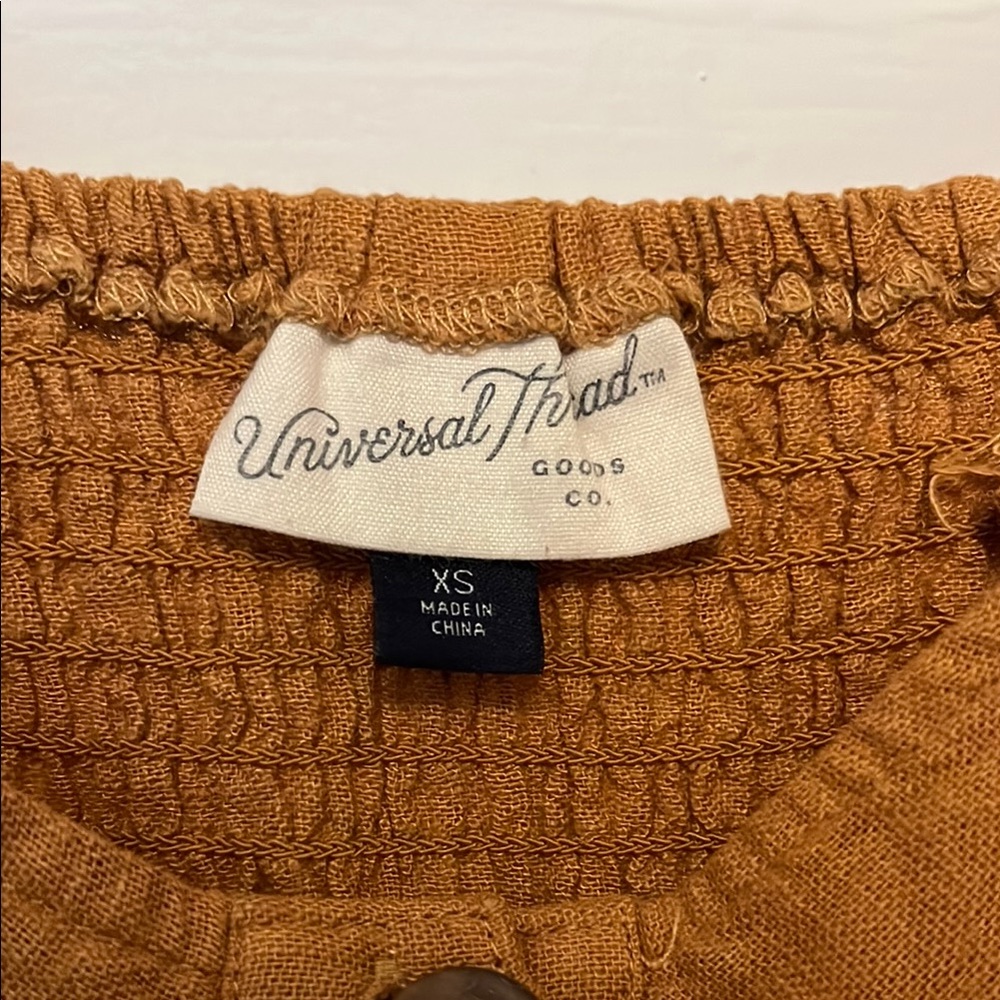 Universal Thread Mustard Yelllow Sleeveless Sundr… - image 2